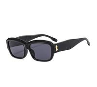 GSZCCZS Nouveau 2025 Petites Lunettes de Soleil Femmes Sun verrouses Voyage Men de Voyage Shades Vintage rétro UV400 Rectangle