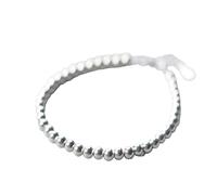 GSZCCZS NOUVEAU 2025 TRENDY 925 STERLING Silver Little Ball Strand Bracelet pour femmes Bracelet de chaîne de liaison de taille