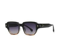 GSZCCZS Nouveau 2025 Vintage Femmes Rivets Lunettes de Soleil Men Shades UV400 Hommes Sun Retro Sun