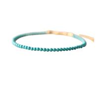 GSZCCZS Nouveau 2026 925 Bracelet à charme de perle turquoise en argent sterling 2,5 mm
