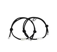 GSZCCZS Nouveau 2026 Romantique 2pcs / Ensemble Bracelet apparié pour Les Amants Distance Magnitic Couple Braslet Femmes Men Stron