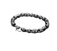 GSZCCZS Nouveau 2026 Unisexe Stainles Stell Personnalité Éterne Roard Grass Modèle créatif Bracelet Bracelet pour hommes et femmes Bijoux hip-hop Accessoires Trends Gift pour les femmes et les hommes