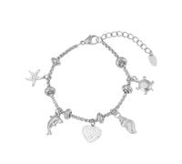 GSZCCZS Nouveau bracelet en acier en acier inoxydable du coeur Moon Trendy Moon Trendy