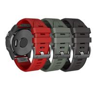 GSZCCZS Pour Fenix 8 Watch Band Remplacement Silicone Watch Sangle pour FENIX 5 / FENIX 6 / FENIX 6 PRO/FENIX 7 / FORERUNNER 935/945 / APPLOC