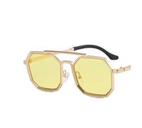 GSZCCZS Punk Street Shooting Fashion Decoration Lunettes de soleil Hommes et femmes Vacances en plein air (couleur : A, taille : 1), E, 33 EU