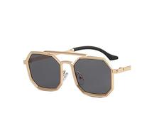 GSZCCZS Punk Street Shooting Fashion Decoration Lunettes de soleil Hommes et femmes Vacances en plein air (couleur : A, taille : 1), a, 33 EU