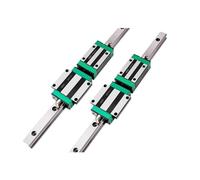 GSZCCZS Rail linéaire HGR15 / 20/25 2pcs Guide linéaire Rail + 4pcs Block Linear Block Carriage (1400 mm)