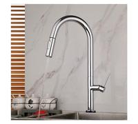GSZCCZS Robinet de lavabo de Cuisine en Or brossé Moderne avec capteur de capteur Automatique SURT Out PUBLIAGE Hot ET Cold Water Brome Finis