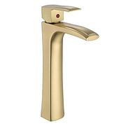 GSZCCZS Robinets d'évier, Robinet d'évier, Robinet de Luxe en Laiton doré, robinets de Salle de Bain à poignée Unique, Robinet d'eau Froide et Chaude pour évier de Cuisine (Couleur : A311)