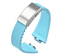 GSZCCZS Sangle de caoutchouc Fluoro , pour Tissot PRX Series Super Player 35 mm 40 mm Femmes Men FKM Bandon de boucle pliante de sortie rapide 11 mm 12 mm