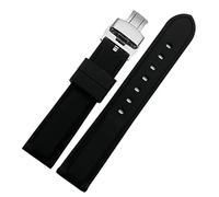 GSZCCZS Silicone Watch Band pour GT2 007 BM8475 STRATS STRATAUX ACCESSOIRES SPORTS SPORTS TOUCHE DE 20 mm 22 mm Broutes imperméables noires