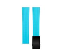 GSZCCZS STACTES DE VORD DE VORD FLUORORUBBER 20 mm pour Coros Pace 2 Sport FluorUbber Smart Watch Band pour Coros Apex 42 mm Bracelet de bracelet Correa