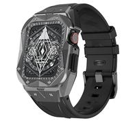 GSZCCZS STRAPE SILICONE SILICONE SILICONE en acier inoxydable ， pour 45 mm 44 mm 9 8 7 4 5 SE 6 Série Série Amélioration du groupe de montre Remplacer l'ensemble