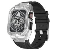 GSZCCZS STRAPE SILICONE SILICONE SILICONE en acier inoxydable ， pour 45 mm 44 mm 9 8 7 4 5 SE 6 Série Série Amélioration du groupe de montre Remplacer l'ensemble
