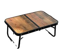 GSZCCZS Table de Camp de Camp extérieur Table Pliante réglable Hauteur de Camping Grain en Bois Portable en Aluminium en Aluminium Tableau de randonnée légère de randonnée
