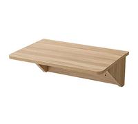 GSZCCZS Tableau Mural Pliant, Table à Manger de Cuisine Pliante, Table de Suspension de l'espace pour étudier, Chambre à Coucher, Salle de Bain ou Balcon Noir 80 * 40cm / 31 * 1