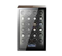 GSZCCZS Watch Winders for Automatic Watches Motor Ultra Silencieux avec lumières LED Wind Winder Automatique avec 5 Modes de Rotation Lock à Bouton-Poussoir pour déverrouiller, écran LCD