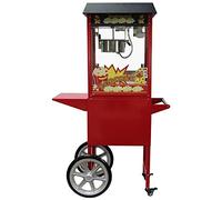 GT CATERING Machine à pop-corn professionnelle avec chariot