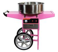 GT CATERING Machine barbe à papa professionnelle avec chariot
