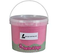 GT CATERING Sucre pour barbe à papa goût fraise - 5 kg - Fabriqué en France