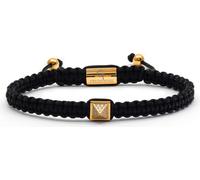 GT Collection | Bracelet pour homme avec Pyramide, avec diamant zirconium, acier inoxydable, cordon en nylon, et boîte cadeau