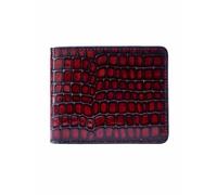 GT Collection Porte-monnaies 'Croc Prestige' or / aubergine / rouge feu / noir, Taille XS-XXL