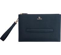 GT Collection | Sac à main d'homme en cuir véritable d'embrayage avec détails dorés | livré dans une boîte cadeau