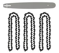 GT Garden Guide 20 Pouces (50 cm) avec Lot de 3 chaînes 76 maillons pour tronçonneuse