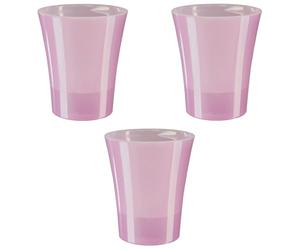GT Garden Lot de 3 Pots pour orchidées avec réserve d'eau - Arte-dea Rose Transparent 2 litres