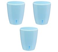 GT GARDEN - Lot de 3 pots pour orchidées avec réserve d'eau - Orchidea bleu 2 litres
