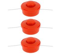GT GARDEN - Lot de 3 têtes fil pour débroussailleuse et multifonction 4 en 1