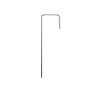 GT GARDEN - Lot de 50 piquets de fixation pour jardin en acier galvanisé - Longueur 200 mm