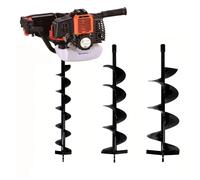 Tarière thermique 52 cm3 - 3 CV + lot de 3 mèches (100, 150 et 200 mm)