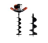 Tarière thermique 52 cm3 + mèches 150 et 250 mm