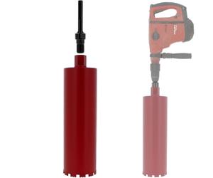 GT MARKET Couronne diamant Ø 132 mm avec adaptateur pour perceuse et perforateur SDS-max