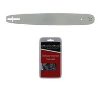 GT MARKET - Guide 45 cm (18 pouces) + chaîne 72 maillons - Compatible tronçonneuses HUSQVARNA