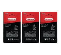 GT MARKET - Lot de 3 chaînes OREGON 72 maillons - Référence : 21BPX072