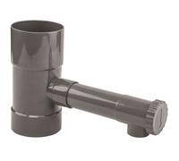 GT MARKET - Récupérateur d'eau de pluie gris pour gouttière 80 mm