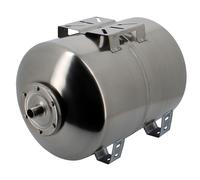 Réservoir pression à vessie horizontal en inox - 100 litres