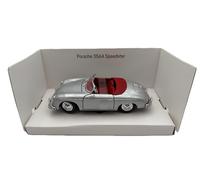 GT-Marketing GmbH Porsche 356 Speedster Miniature au 1/24, argentée - Modèle de Collection détaillé | Véhicule Miniature (Édition Musée)