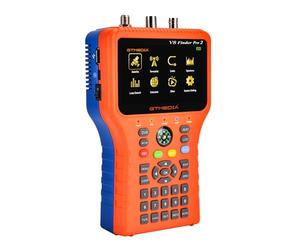 GT Media V8 Finder Pro Pointeurs Satellites Finder Meter Localisateur Signal Satellite Numérique pour DVB-S2X/S2/S/T2/T/C Le réglage de la Parabole Satellite, 4.3" LCD Sat Finder