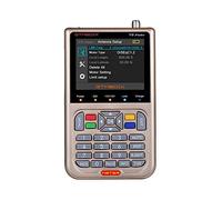 GT Media V8 Pointeur Satellite Finder Mèter pour Le Antenne Réglage Parabole Satellite pour Astra Eutelsat, DVB-S/S2/S2X 1080P HD 3.5" LCD avec Un Sac de Transport