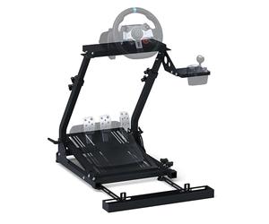 GT OMEGA Classic Wheel Stand - Support Volant Pliable d’Entrée de Gamme, Pré-équipé d’un Support Levier et Chair Link Inclus, Réglable et Prêt à Évoluer
