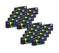 GT Photo GT27FL Realishot Flash - Pack de 20 Appareil Photo Jetable 35mm avec Flash, 27 Poses, Idéal pour Événements, Voyages et Souvenirs, Compact, Léger et Facile à Utiliser - Gris