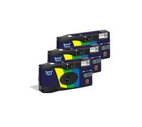 GT Photo GT27FL Realishot Flash - Pack de 3 Appareil Photo Jetable 35mm avec Flash, 27 Poses, Ideal pour Evenements, Voyages et Souvenirs, Compact,