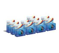 GT Photo GT27WP Realishot Splash - Pack de 10 Appareils Photo Jetables Étanches, 27 Photos, 35mm, 4K Ultra HD, Waterproof - Bleu