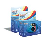 GT Photo GT27WP Realishot Splash - Lot de 2 Appareils Photo Jetables Étanches - 27 Poses, Idéal pour Photos sous l'Eau et Extérieur