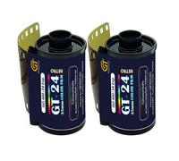 GT Photo Pellicule Couleur GT24FILM 35mm - Lot de 2 Films 24 Poses - Idéal pour Photographie, Développement et Impression de Qualité