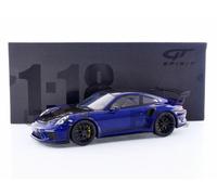GT Spirit Véhicule miniature Porsche 911 (991.2) GT3 RS Pack Weissach 2018 Bleu 1/18 GT526
