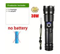 GT10B no battery Lampes de poche LED rechargeables haute puissance, lampe de poche super lumineuse, lanterne injuste, torche de camping, utilisation extérieure et d'urgence ""Nipseyteko